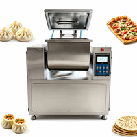 Mélangeur à Pâte Sous Vide Numérique 25/50/100L, Pétrin à Farine Haute Productivité pour Boulangerie, Moteur 5.5-6kW, Lait, Noix, Maïs