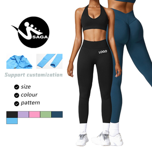 Tie Dye Mujer Activewear Gimnasio Leggings Leggins sin costuras Stretch Active Wear Scrunch <span class=keywords><strong>Bum</strong></span> - Product Image 1