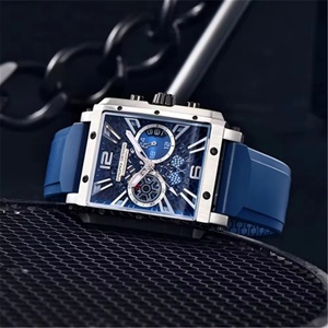 Montre à quartz pour homme PAGANI DESIGN PD1725, série Racing originale, squelette, luxe, saphir, acier inoxydable, étanche - Product Image 3