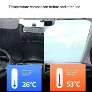 Automatic <strong>Car</strong> Front Windshield Double Silver Pe Bubble Foldable <strong>Car</strong> Sunshade Sun Shades <strong>Car</strong> Sun <strong>Visor</strong> - Product Image 4