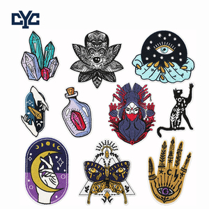 Patchs brodés personnalisables en gros, motifs dessin animé, anime, graffiti, tête de souris, à thermocoller - Product Image 3