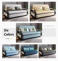 Muebles de Salón, Sofá Cama Convertible Plegable, Sofá Cama Esquinero con Almacenamiento