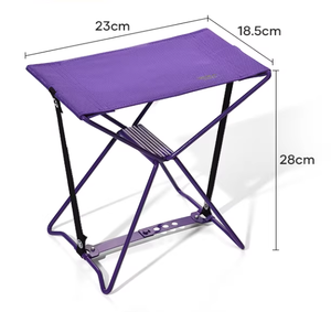 Elegante y Moderno Banco Plegable Portátil de Aluminio para Jardín, Camping y Viajes, Mueble Metálico - Product Image 6
