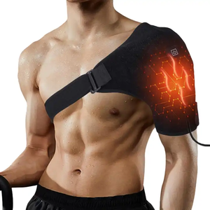 Protezione portatile per terapia del calore spalla-ginocchio-ricaricabile, Design elastico con funzione di massaggio integrata - Product Image 1