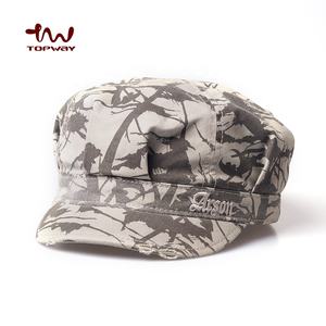 Casquettes plates personnalisées, casquettes de baseball cubaines, casquettes de combat, casquettes de cadet en tissu camouflage avec logo imprimé et brodé, casquettes de sport décontractées - Product Image 3