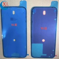 Stiker perekat layar LCD, Bezel pita segel tahan air untuk iPhone 16 15 14 Plus Pro Max 16Plus 16Pro Max