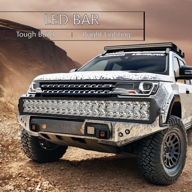 Dominate the Night: 14400LM Double-Row LED Light Bar for Unbeatable Off-Road Vision