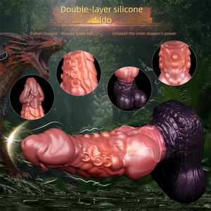 Scarletsin D-46-3 Fantasy Alien Dragon Realistische Siliconen <span class=keywords><strong>Dildo</strong></span> Monster Enorme Dikke Mouw 100% Waterdicht Volwassen Seksspeeltje L Maat - Product Image 3