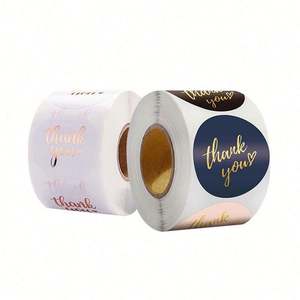 Packaging Logo Custom Label Sticker <b>Sheet</b> Food Waterproof Adhesive Vinyl Sticker Roll - Product Image 2