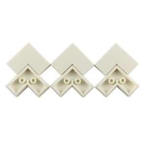 Tuile 2x2 d'angle en plastique ABS écologique, briques éducatives pour enfants, <span class=keywords><strong>jouets</strong></span> de construction n°14719 - Product Image 2