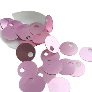 20mm rond plat en vrac Pvc paillettes grand trou mat couleur bricolage robe de mariée embellissement <span class=keywords><strong>pull</strong></span> décoratif couture <span class=keywords><strong>Film</strong></span> paillettes - Product Image 6