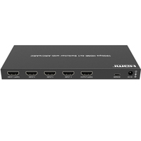 Conmutador HDMI 4x1 de 18Gbps con función ARC EARC, conmutador multivisor HDMI, mezclador de vídeo 4x1, conmutador cuádruple sin costuras