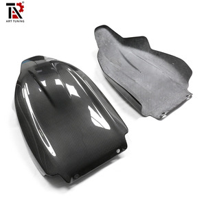 Couverture de dossier de siège en fibre de carbone sèche autocollante pour BMW G80 M3 G82 M4 G87 M2 F91 M8 F97 X3M, garniture intérieure - Product Image 1