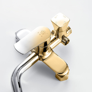 Juego de Ducha de Cobre Puro, Montado en la Pared del Baño, con Estante de Almacenamiento, Decoración Personalizada para el Hogar, Directo de Fábrica - Product Image 4