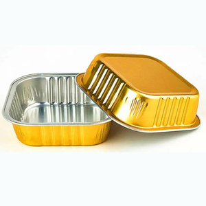 2200ml lớn nhôm khay thức ăn dùng một lần lá container Gói phục vụ Takeaway lò vi sóng thiếc lá nồi nhôm nướng cốc hộp - Product Image 5