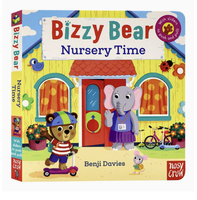 Manuel d'éducation de la petite enfance Bizzy Bear : Apprentissage précoce pour bébés – Livre interactif à pousser et à tirer avec chansons et activités artistiques