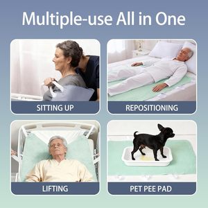 Almohadillas de Cama Reutilizables Personalizadas para Incontinencia con 8 Asas, Impermeables - Product Image 2