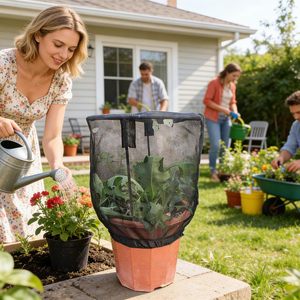 ตาข่ายคลุมต้<span class=keywords><strong>น</strong></span>ไม้แบบหนาพิเศษ ใช้ซ้ำ<span class=keywords><strong>ได้</strong></span> พร้อมโครงป้องกันแมลงและนก สำหรับควบคุมฝุ่นและศัตรูพืชใ<span class=keywords><strong>น</strong></span>สว<span class=keywords><strong>น</strong></span> - Product Image 2