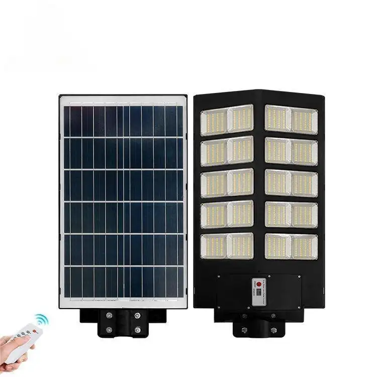 Luz de energía solar de alto lumen Ip 65 Luz de calle solar para exteriores con bajo precio Lámpara de detección de movimiento de encendido y apagado automático