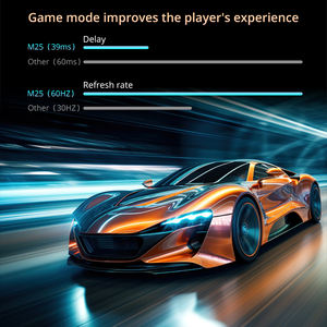 Proyector <span class=keywords><strong>de</strong></span> Juegos LED M25 <span class=keywords><strong>de</strong></span> 2800 ANSI, 4K 1080P, Android TV, WIFI, Portátil, con Altavoces Estéreo HIFI Integrados, Cine en Casa - Product Image 4