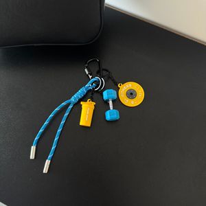 Portachiavi con Pesi a Manubrio Ciondolo per Borsa e Borsetta Idea Regalo per Uomo e Donna Fitness Simpatici Mini Accessori Portachiavi Auto per Palestra - Product Image 6