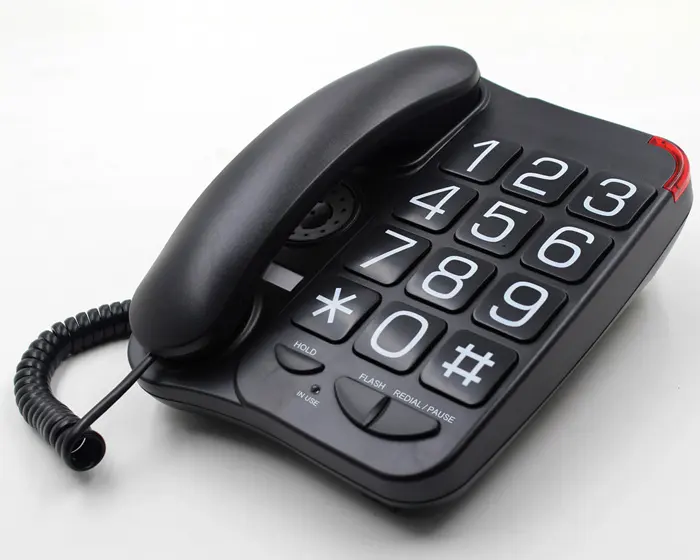 Best selling Big button number telephone landline corded phone for elder