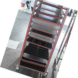 Chariot de boulangerie en acier inoxydable à 6, 12, 15, 16, 32 niveaux pour restaurant, vente chaude - Product Image 1