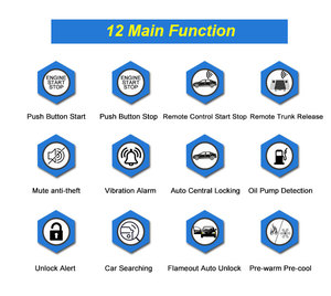 Hệ Thống Báo Động Xe Hơi Tự Động BT Điện Thoại Thông Minh Báo Động Xe/Hệ Thống Báo Động Xe Hơi - Product Image 5