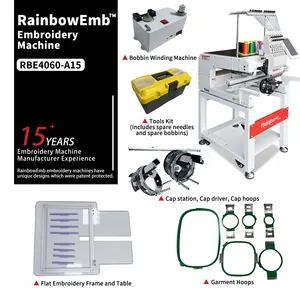 Rainbow Industrial Chainstitch <strong>Chenille</strong> <strong>Embroidery</strong> <strong>Machine</strong> Computerized - Product Image 4