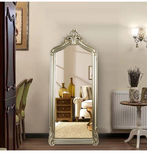 <span class=keywords><strong>Miroir</strong></span> de sol rétro <span class=keywords><strong>sculpté</strong></span> européen simple dressing pleine longueur <span class=keywords><strong>grand</strong></span> <span class=keywords><strong>miroir</strong></span> suspendu salon couloir style <span class=keywords><strong>ancien</strong></span> look vintage - Product Image 4