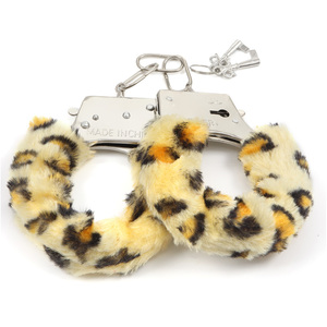 Soft Metal <strong>Fluffy</strong> Fuzzy BDSM Flirting Adult Game Tools Plush Handcuffs Ankle <strong>Cuffs</strong> - Product Image 5