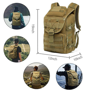 X7 Swordfish <b>40</b> Liter Tactical <b>Backpack</b> Stylish Outdoor Travel Guardian Nylon Lining MOLLE System Polyester Day Usage - Product Image 5
