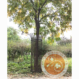 Protector De Tronco De árbol De Metal - Malla Expandible, Hierro Resistente, Para Jardín Y Patio