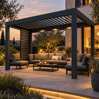 Outdoor-Aluminium-Pergola mit Wetterfestem & Modularem Design für Garten, Terrasse und Hinterhof - Großhändler für Pergolen