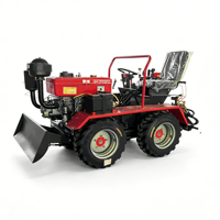 Mini Tractor Multifuncional de Bajo Consumo de Combustible, Maquinaria Agrícola Compacta para Cultivo en Huertos y Campos