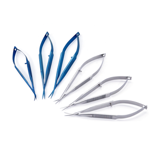 <span class=keywords><strong>Instruments</strong></span> chirurgicales ophtalmiques de 12.5cm, <span class=keywords><strong>Instruments</strong></span> de chirurgie fantaisistes en titane, ciseaux unisexes - Product Image 6