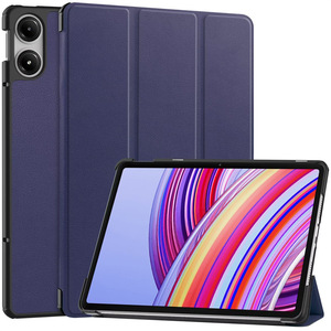 Funda Protectora Delgada de Cuero con Soporte Triple y Función de Apagado Automático para Tablet <span class=keywords><strong>Xiaomi</strong></span> Redmi <span class=keywords><strong>Pad</strong></span> 2 SE <span class=keywords><strong>5</strong></span> 6 7 Pad2 Pad6 Pad7 Pro - Product Image 1