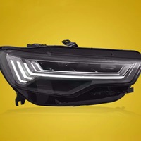 Aplicable para 12-18 Audi A6L conjunto de Faros C7 antiguo reacondicionamiento C8 nuevo faro LED de matriz de ajuste alto