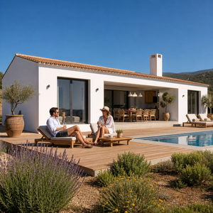 Kit de <span class=keywords><strong>villa</strong></span> en acier léger, style resort espagnol, prêt pour l'été, structure galvanisée Q345B, façade en pierre, <span class=keywords><strong>villa</strong></span> personnalisée à 1 ou 3 étages - Product Image 4