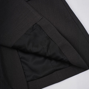 패션 신상 디자인 롱 리본 크로스 칼라 타이트 코트 하이웨이스트 슬림 숏 블레이저 여성용 - Product Image 4