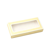 Boîtes rigides recyclables de haute qualité, personnalisables, avec finition brillante, dorure à chaud et gaufrage, pour l'emballage de mascara et de cils.