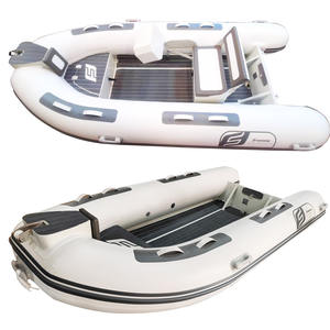 قارب قابل للنفخ بهيكل صلب من الألومنيوم بطول 11 قدمًا من ماركة <span class=keywords><strong>FREESUN</strong></span> مع وحدة تحكم مركزية معتمد من CE للبحيرات والأنهار - Product Image 1