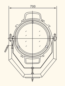 TZ1 1000W Luz de búsqueda marina de acero 1km IP55 Luz de xenón con Joystick - Product Image 4
