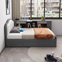 Meubles modernes pour enfants, peu encombrants, rangements fonctionnels pour chambre à coucher, lits jumeaux, doubles, simples, pour enfants, lit pour tout-petits