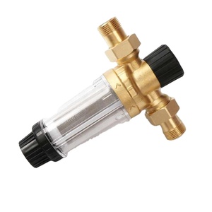 Purificateur d'eau central pour maison, 4 ou 6 ports, avec <span class=keywords><strong>compteur</strong></span>, filtre en cuivre frontal, <span class=keywords><strong>robinet</strong></span> de lavage en arrière, eau du <span class=keywords><strong>robinet</strong></span>, acier inoxydable, complet - Product Image 1