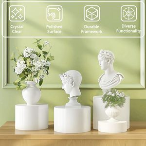 6Pcs Acrylic Tự Chọn Bảng Risers Hollow Dưới Thực Phẩm Hiển Thị Đứng Đối Với Đảng Đồ Trang Sức Món Tráng Miệng Con Số Bánh Trang Trí Nguồn Cung Cấp - Product Image 6