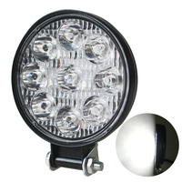 84mm 27w 6000K 4x4 Rond Pièces et accessoires de véhicules automobiles Systèmes d'éclairage automobile Éclairage extérieur Lumière de travail LED tout-terrain
