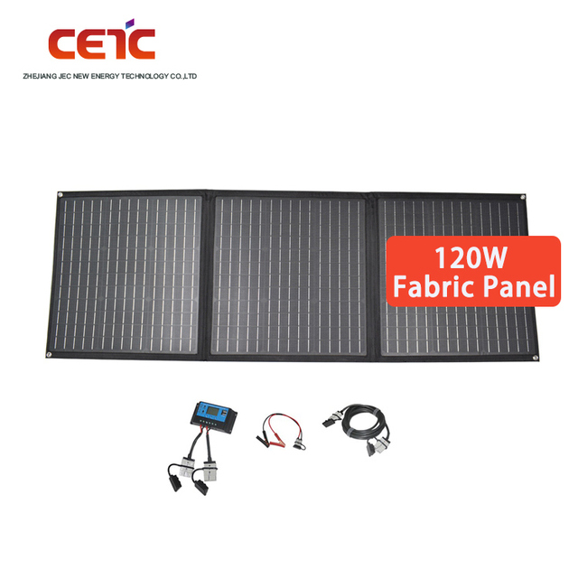 CETCSolar Portable 100W & 200W Foldable Flexible Solar Panels for Camping with 1-Year Warranty