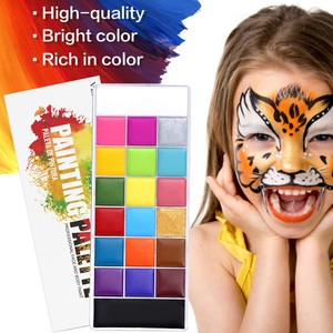 Kit professionnel de peinture corporelle au néon Halloween 20 couleurs <span class=keywords><strong>maquillage</strong></span> <span class=keywords><strong>SFX</strong></span> Cosplay à base d'huile pour la peinture du visage et du corps - Product Image 4