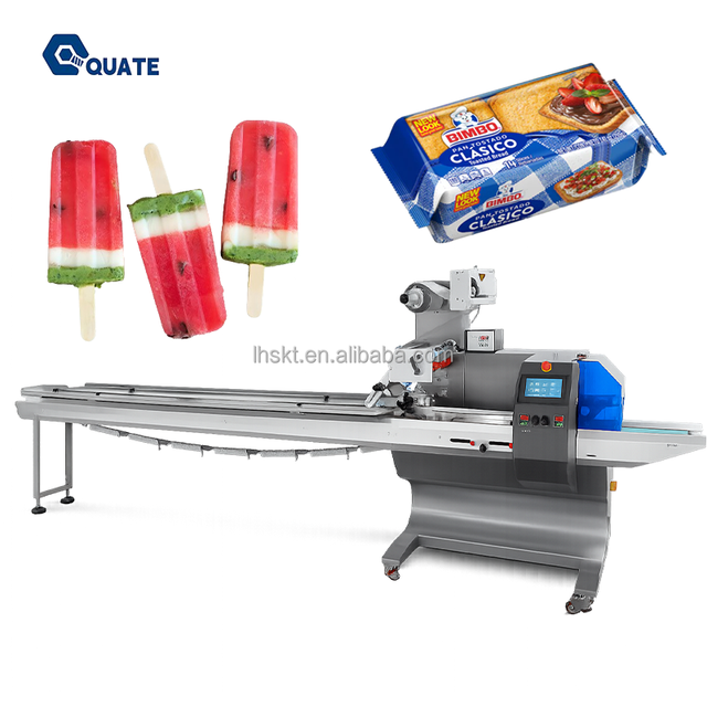 Ice Cream Packaging Machine Ice Cream Packing Machine Popsicle Fully Automatic Chocolate Food Pillow Packaging Machine